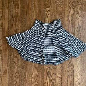 Vintage houndstooth skater skirt